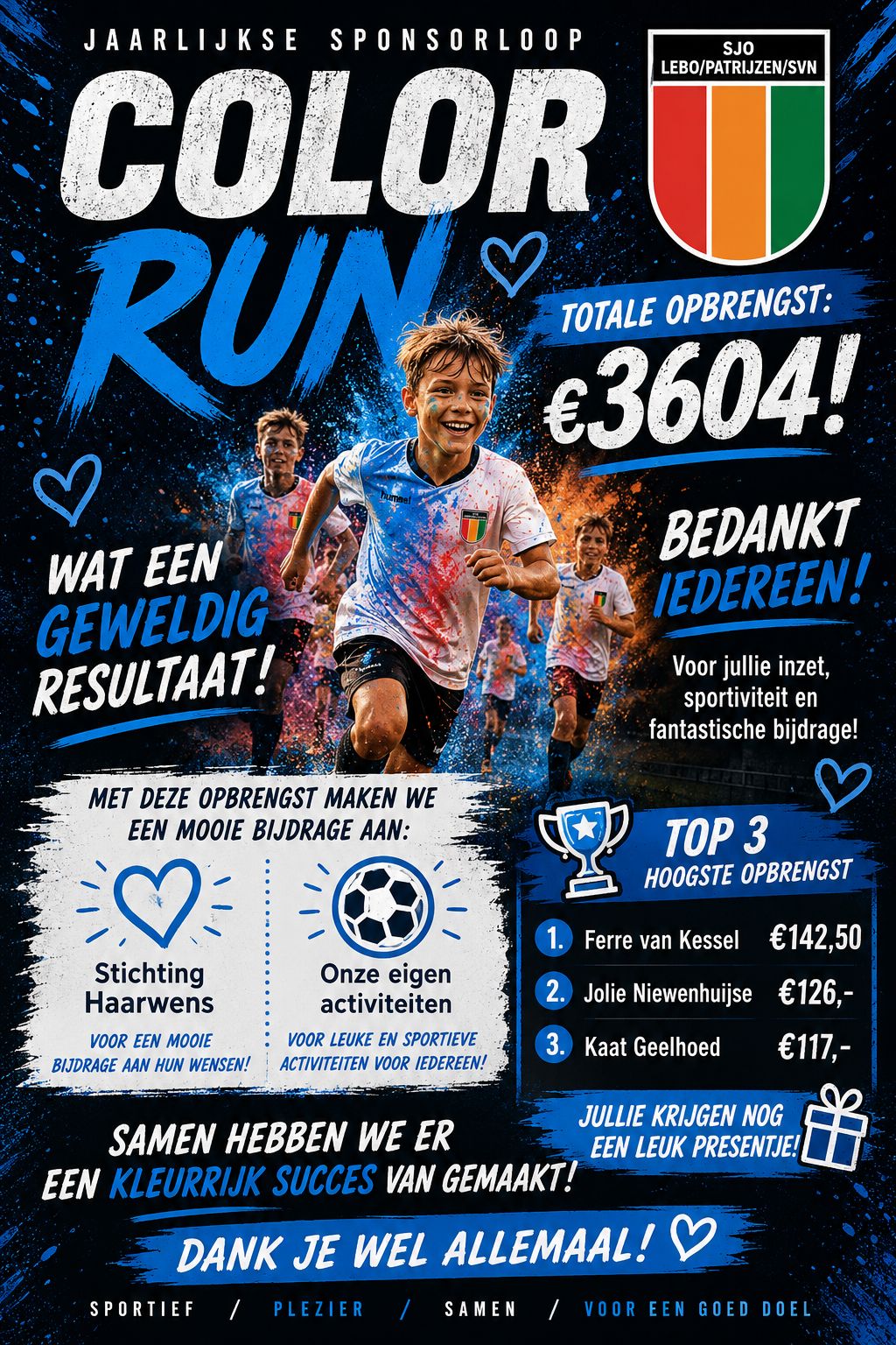 Color Run Jeugd: ALLEMAAL TOPPERS