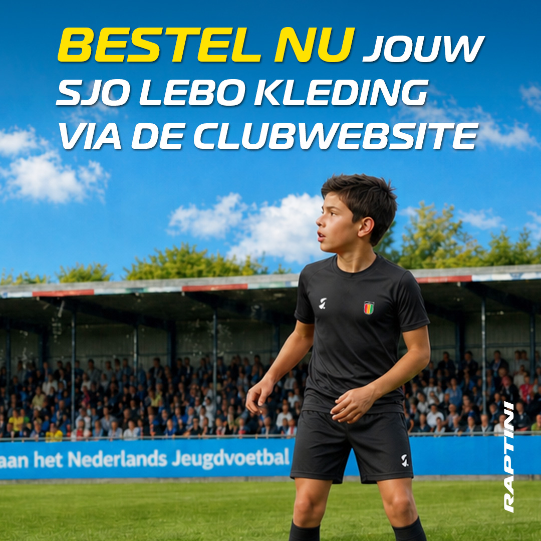 Bestel nu jouw SJO Lebo/Patrijzen/SVN clubkleding